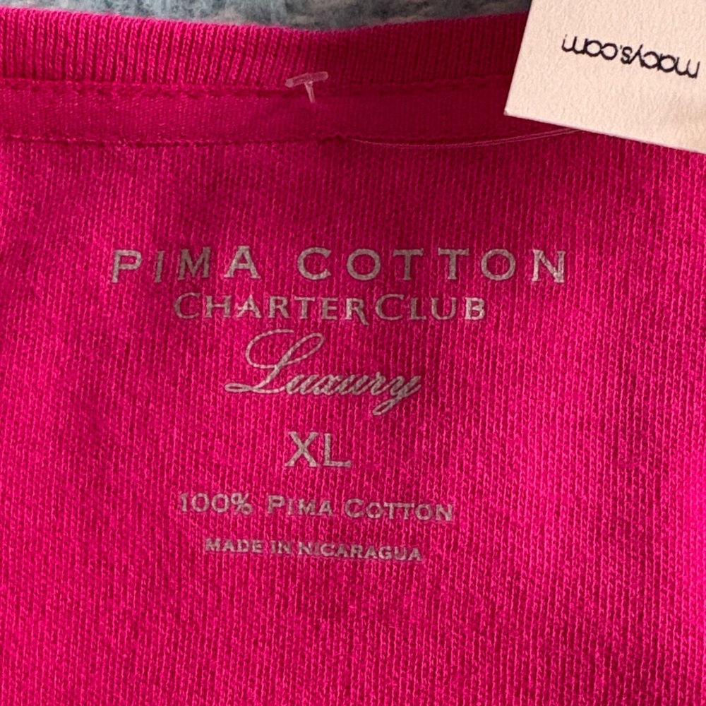 Charter Club Fuchsia Long Sleeve Top - Picture 4 of 4